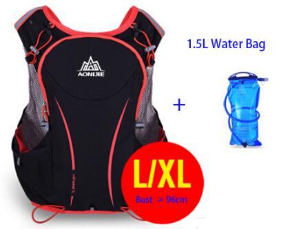 Aonijie Men Women Outdoor Sport Running 5L Backpack Marathon Hydration Vest Pack-IceSnake-Style 6-Bargain Bait Box
