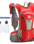 Aonijie Men Women Trail Running Backpack Outdoor Sport Hiking Racing Bag With-Panda Shopkeeper-Red 2x250ml-Bargain Bait Box