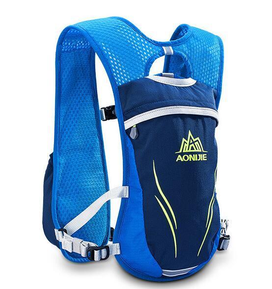 Aonijie Running Marathon Hydration Nylon 5.5L Outdoor Running Bags Hiking-Keep Outdoor-Blue No Bottles-Bargain Bait Box