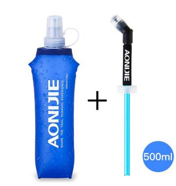 Aonijie Tpu Outdoor Water Bottle Hiking Soft Flask Sports Cycling Running-world2018 Store-500ml 1-Bargain Bait Box