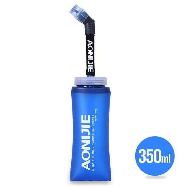 Aonijie Tpu Soft Water Flasks With Long Straw Running Sports Water Bottles-Water Bags-YOUGLE store-350ML-Bargain Bait Box