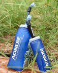 Aonijie Tpu Soft Water Flasks With Long Straw Running Sports Water Bottles-Water Bags-YOUGLE store-600ML-Bargain Bait Box