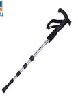 Aotu Hiking Walking Trekking Trail Poles Ultralight 4-Section Adjustable Canes-Mamba Scooter-red-Bargain Bait Box
