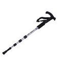 Aotu Hiking Walking Trekking Trail Poles Ultralight 4-Section Adjustable Canes-Mamba Scooter-silver-Bargain Bait Box