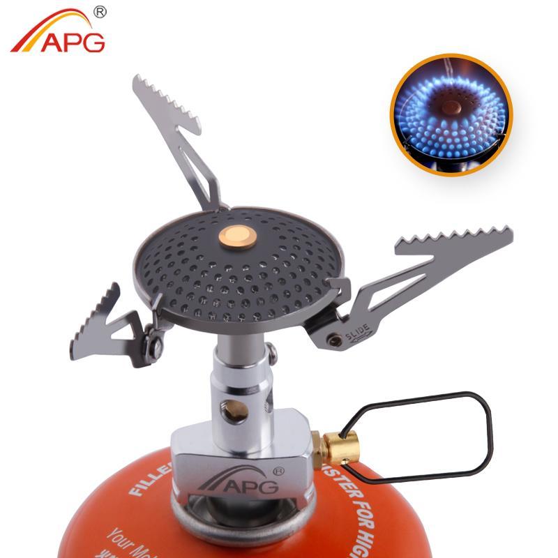 Apg Outdoor Gas Stove Mini Portable Pocket Gas Burners Camping Equipment-APG Official Store-Bargain Bait Box
