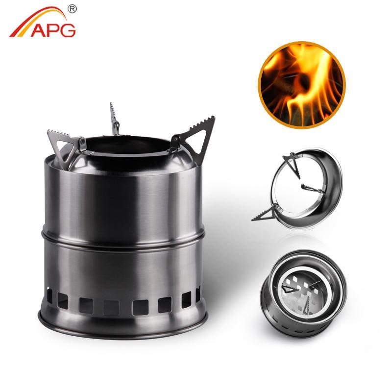 Apg Outdoor Wood Gas Wood-Burning Stove Portable Folding Firewood Stove-APG Official Store-Bargain Bait Box