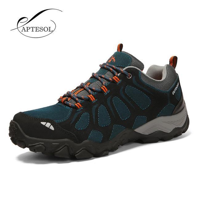 Apresol Men'S Hiking Shoes Anti-Slip Outdoor Sport Boots Trekking Climbing Boots-APTESOL Official Store-Blue-7-Bargain Bait Box
