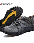 Aptesol Men'S Outdoor Hiking Shoes Breathable Summer Climbing Mountain-APTESOL Official Store-Brown-6.5-Bargain Bait Box