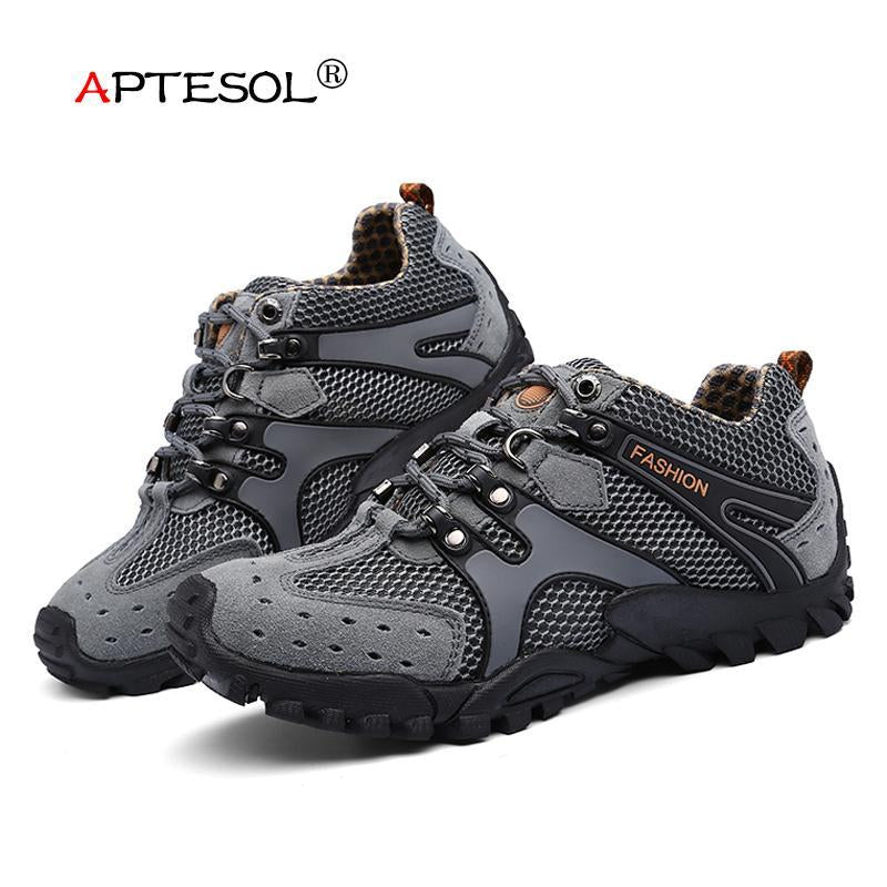 Aptesol Men&#39;S Outdoor Hiking Shoes Breathable Summer Climbing Mountain-APTESOL Official Store-Brown-6.5-Bargain Bait Box
