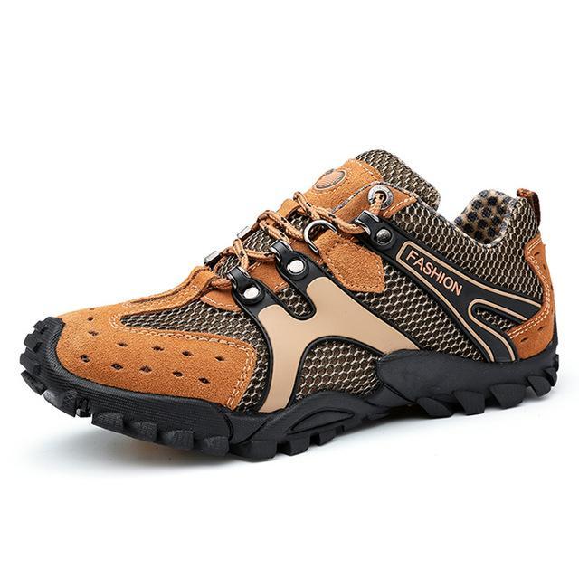 Aptesol Men&#39;S Outdoor Hiking Shoes Breathable Summer Climbing Mountain-APTESOL Official Store-Yellow-6.5-Bargain Bait Box