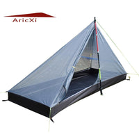 Aricxi T Doors Design Strut Corner Ultra-Light 4 Seasons Mesh Tent Outdoor-Gocamp-Bargain Bait Box