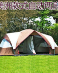 Arrival Fully Automatic Two Hall 6-8 Person Double Layer Camping Tent/Against-Sissi's outdoor store-Bargain Bait Box