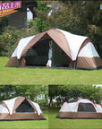 Arrival Fully Automatic Two Hall 6-8 Person Double Layer Camping Tent/Against-Sissi's outdoor store-Bargain Bait Box