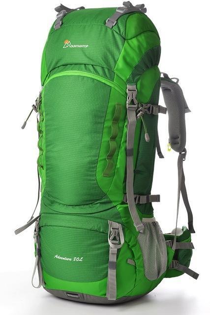 Arrival Large-Capacity Long-Haul Backpacks Professional Climbing Bags-MOUNTAINTOP Packs Outdoor Flagship Store-Green-Bargain Bait Box