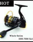 Arrive Whole 1000- 7000 Series Front Drag Spinning Fishing Reel 9 Ball-Spinning Reels-Sequoia Outdoor Co., Ltd-1000 Series-Bargain Bait Box