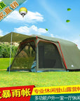 Authentic August 4-8 Person Outdoor Camping 1Hall 1Bedroom Anti-Rain Wind Big-Shanghai 4Season Camping Mart-Bargain Bait Box