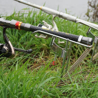 Automatic Double Spring Angle Fishing Pole Tackle Bracket Anti-Rust Steel-Automatic Fishing Rods-Dreamland 123-Bargain Bait Box