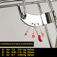 Automatic Fishing Rod Mount Fishing Pole Holder Nickel Plated High Strength-Fishing Rod Holders-Bargain Bait Box-Bargain Bait Box