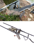 Automatic Stainless Steel Fishing Rod Double Spring Tip-Up Hook Setter Fishing-Automatic Fishing Rods-Rocksport Store-Bargain Bait Box