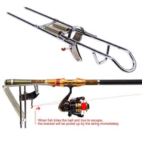 Automatic Stainless Steel Fishing Rod Double Spring Tip-Up Hook Setter Fishing-Automatic Fishing Rods-Rocksport Store-Bargain Bait Box