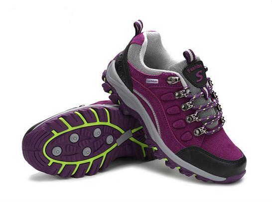 Autumn And Winter Hiking Shoes Women Outdoor Sport Shoes Tactical With Anti -My shoe ark Store-Purple-38-Bargain Bait Box