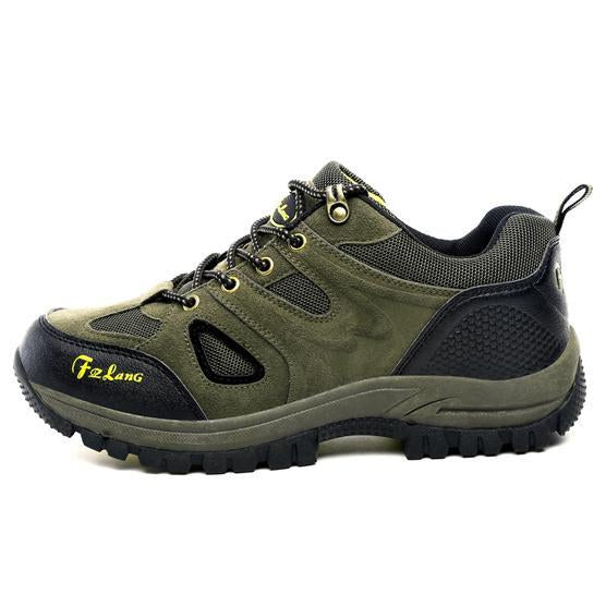 Autumn/Winter Men Outdoor Hiking Shoes Big Size 13 Sport Shoes Mens Climbing-Mangobox Official Store-Army Green-4-Bargain Bait Box