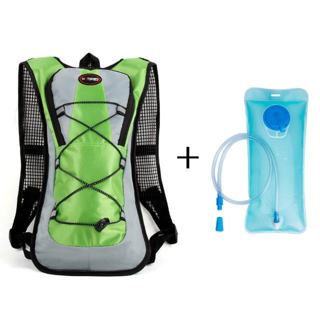 Backpack Water Bag 2L Bladder Hydration Outdoor Camelback Water Bags Bicycle-outdoor-discount Store-green and bladder-Bargain Bait Box