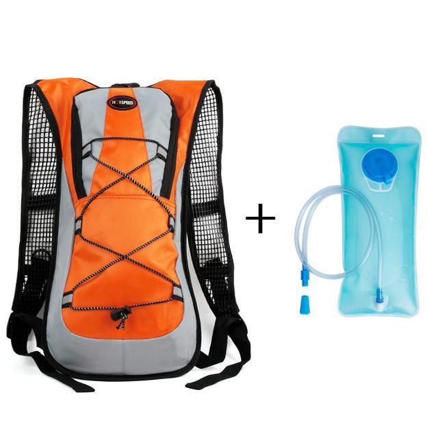 Backpack Water Bag 2L Bladder Hydration Outdoor Camelback Water Bags Bicycle-outdoor-discount Store-orange and bladder-Bargain Bait Box