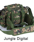 Bag 900D Oxford Fishing Tackle Bag Camo Waist Pack Messenger Bag Fishing Tackle-Tackle Bags-Bargain Bait Box-Jungle Digital-Bargain Bait Box