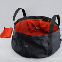 Balight 8.5L Portable Ultra-Light Folding Washbasin Camping Basin Outdoor-lylpong Store-Red-Bargain Bait Box