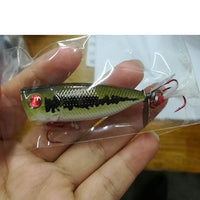 Balleo Quality Top Water 8G/9Cm Popper With Further Hard Lure Fishing Lure-Balleo fishing tackle Store-Chocolate-Bargain Bait Box