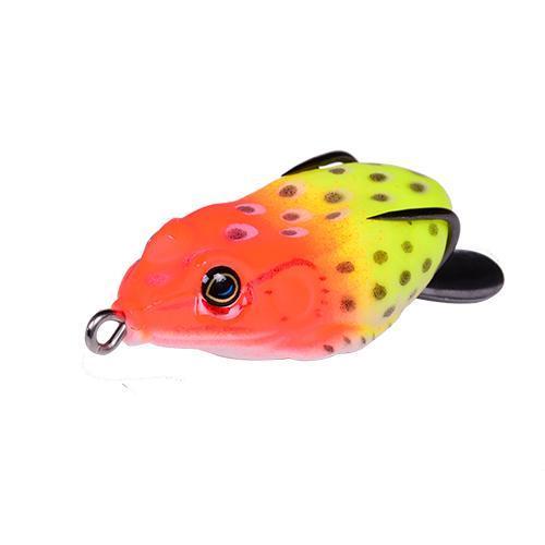 Balleo Soft Lure 6Cm/12G Fishing Frog Lure Snakehead Fishing Wobbler Silicone-Balleo fishing tackle Store-red-Bargain Bait Box