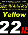 Balsax Branded Fishing Line/Braid, 110Y/100M Long 8 Strands For Freshwater &-AOCLU -Fishing Store-Yellow-Bargain Bait Box