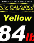 Balsax Branded Fishing Line/Braid, 110Y/100M Long 8 Strands For Freshwater &-AOCLU -Fishing Store-Yellow10-Bargain Bait Box