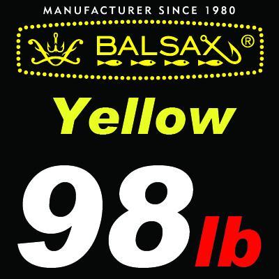 Balsax Branded Fishing Line/Braid, 110Y/100M Long 8 Strands For Freshwater &amp;-AOCLU -Fishing Store-Yellow11-Bargain Bait Box