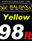 Balsax Branded Fishing Line/Braid, 110Y/100M Long 8 Strands For Freshwater &-AOCLU -Fishing Store-Yellow11-Bargain Bait Box