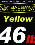 Balsax Branded Fishing Line/Braid, 110Y/100M Long 8 Strands For Freshwater &-AOCLU -Fishing Store-Yellow5-Bargain Bait Box