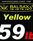 Balsax Branded Fishing Line/Braid, 110Y/100M Long 8 Strands For Freshwater &-AOCLU -Fishing Store-Yellow7-Bargain Bait Box