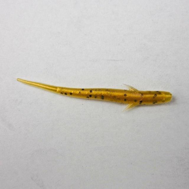 Basslegend - 20 Pcs Fishing Soft Bait T For Bass Pike Walleye Soft Worm Silicone-BassLegend Official Store-Brown-Bargain Bait Box