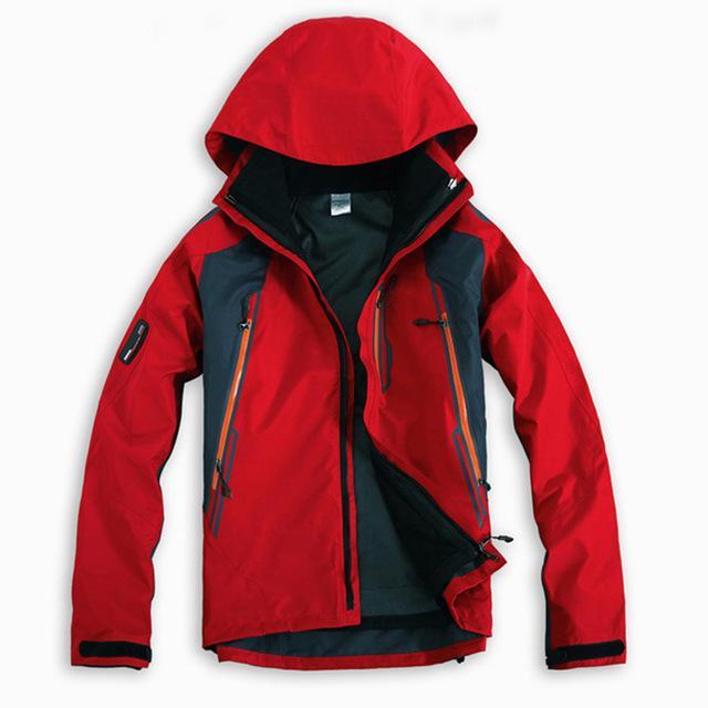 Be A Wolf Winter Hiking Softshell Jackets Men Outdoor Fishing Clothes Camping-Be A Wolf Official Store-Red-S-Bargain Bait Box