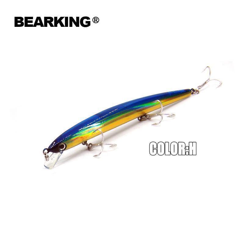 Bearking Brand Fishing Lure Bk-M32 5Pcs Minnow 14Cm 16G Depth Wobbling-Crankbaits-bearking fishingtackle Store-Bargain Bait Box