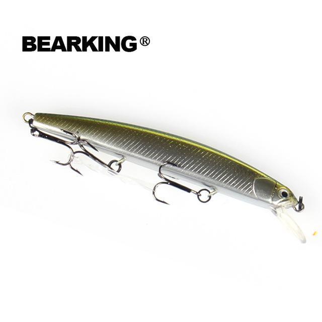 Bearking Fishing Lures, Assorted Colors, Minnow Crank 10Cm 8.5G,Tungsten-bearking Official Store-F-Bargain Bait Box