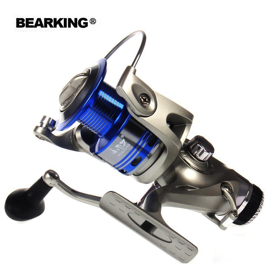 Bearking Fishing Reel Double Brake Carp Fishing Feeder Spinning Reel-Spinning Reels-A+ Fishing Tackle Store-5000 Series-Bargain Bait Box