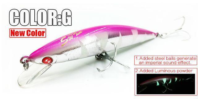 Bearking Professional Fishing Lures Hot-Selling Minnow 120Mm/40G, Super-bearking Official Store-G-Bargain Bait Box