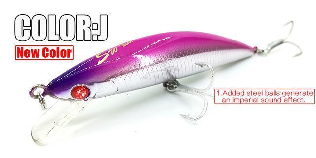 Bearking Professional Fishing Lures Hot-Selling Minnow 120Mm/40G, Super-bearking Official Store-J-Bargain Bait Box