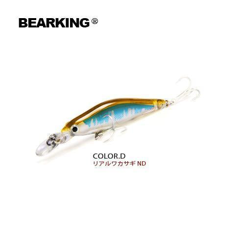 Bearking Retail Fishing Tackle Hot A+ Fishing Lures Shad,5Color For Choose-bearking Official Store-A-Bargain Bait Box
