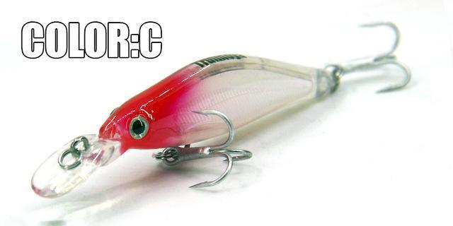 Bearking Retail Fishing Tackle Hot A+ Fishing Lures Shad,5Color For Choose-bearking Official Store-C-Bargain Bait Box