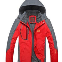 Befusy Spring Autumn Men Outdoor Waterproof Jackets Camping Hiking Jackets-Tectop Store-Men Red-L-Bargain Bait Box