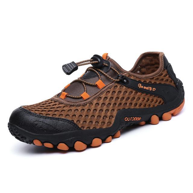 Beiweite Men'S Summer Water Hiking Shoes Anti-Skid Breathable Trail Walking-beiweite Official Store-Brown-6.5-Bargain Bait Box
