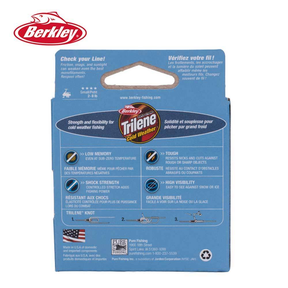 Berkley Cwps 100M Ice Fishing Nylon Line Strong Pull High Sensitivity-Fishing Enjoying Store-0.6-Bargain Bait Box